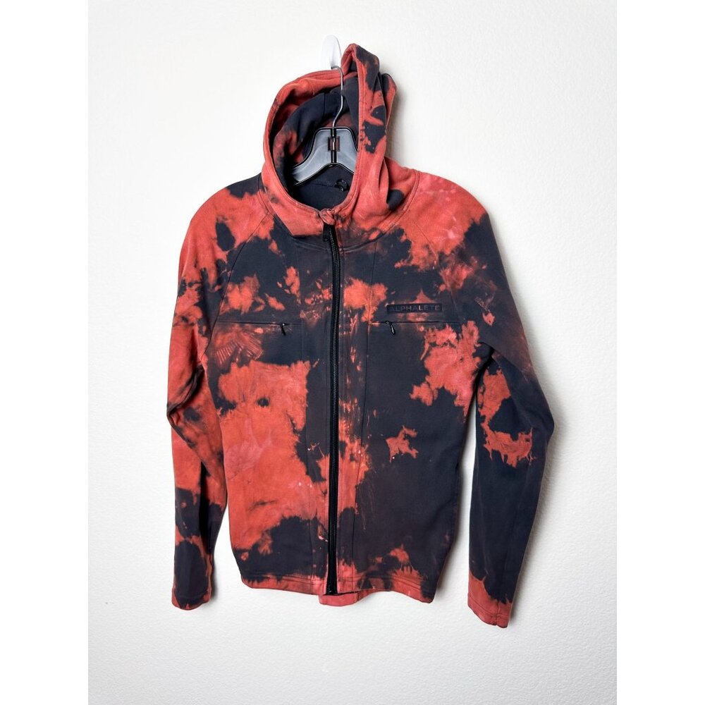 Alphalete Tie-Dye Full Zip-Up Hoodie XS Athletic Sports Mens XS